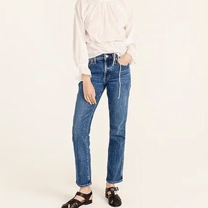 J.Crew vintage slim straight jean; Catskill; Sz 25
